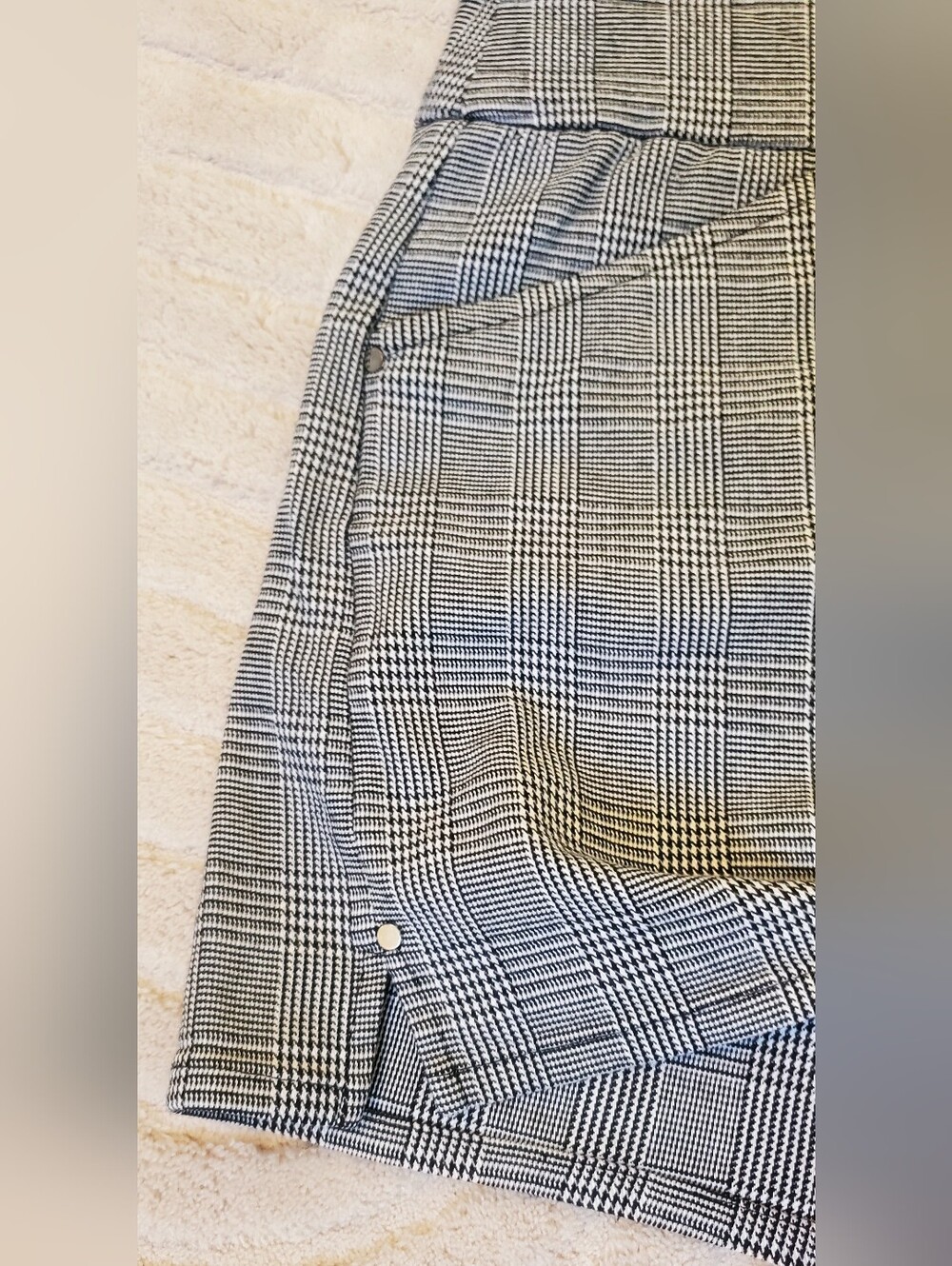 INC International Concepts Gray Plaid Women's Shorts - Picture 10 of 12